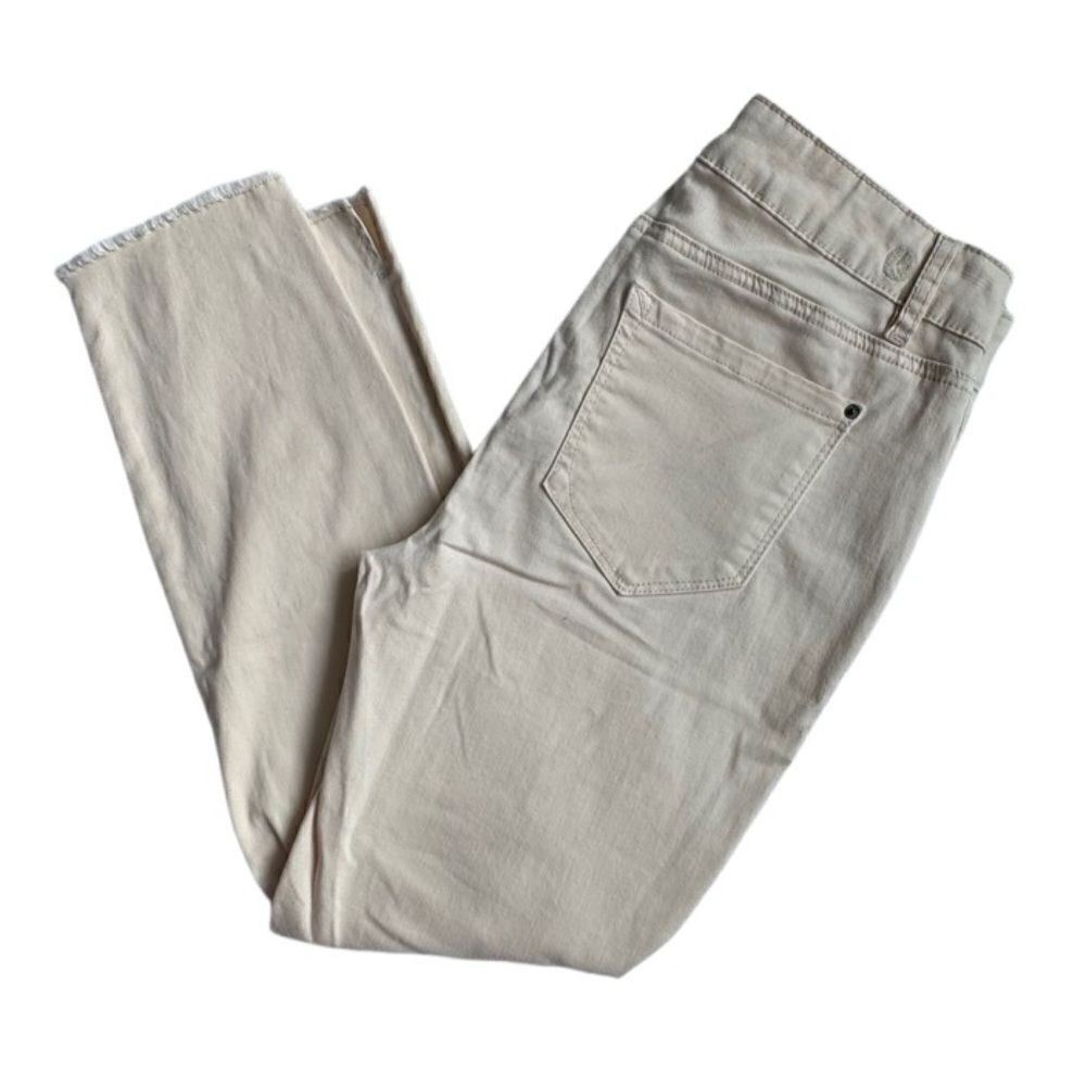 Kensie Jeans Yellow Straight Leg Pants Stretchy Nordstrom SZ 8